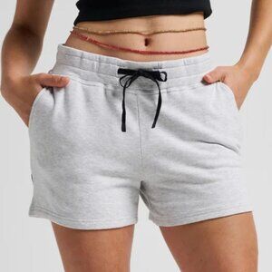 Stance Womens Light Gray Butterblend Shelter Shorts with Deep Front Pockets